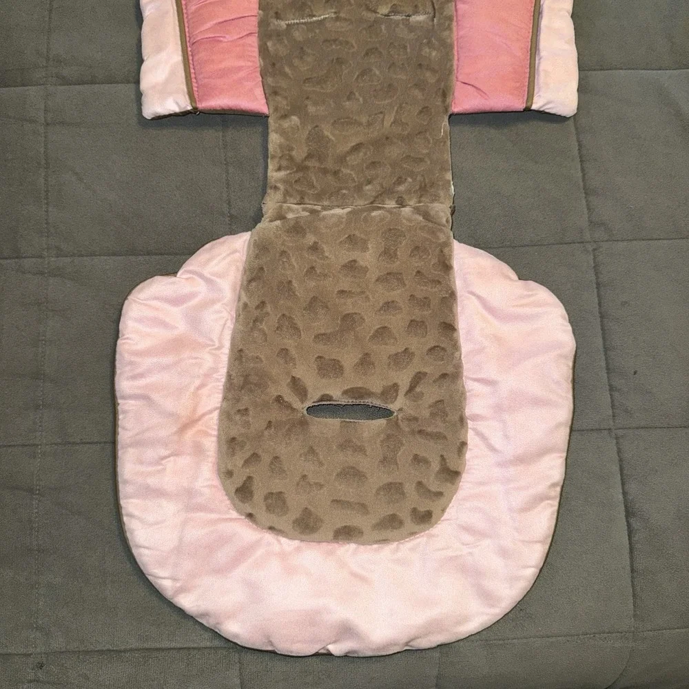 Graco SnugRide Car Seat Pink Brown Insert Support Pad Daphne